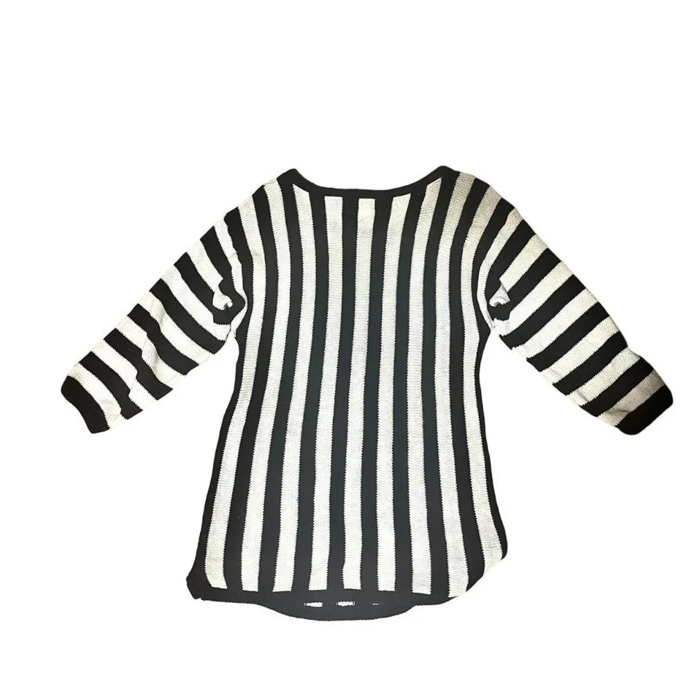 Bonnie & Bill Women's Pinstripe Sweater - Picture 2 of 3